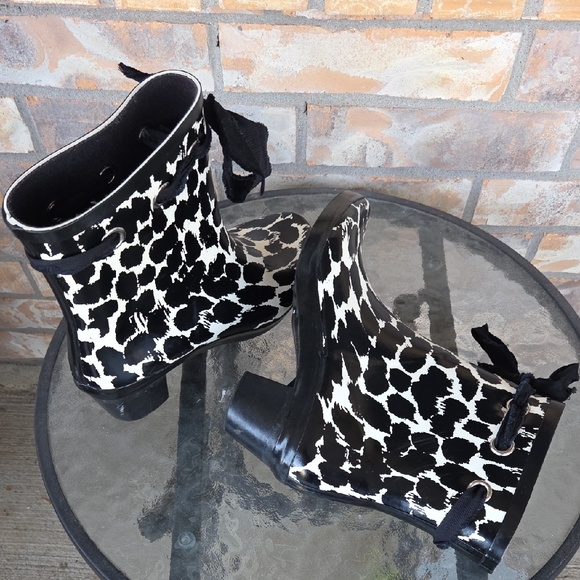 KATE SPADE New York Women's Ankle Rain Boots Size 10 - Picture 7 of 8